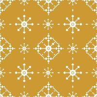 Ethnic seamless pattern yellow color vector