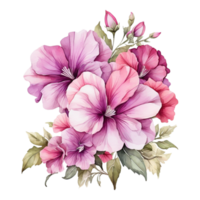 Watercolor Floral Flower Design, Watercolor Flower Bouquet, Watercolor Flower Arrangements Floral, Watercolor Flower Design, Flower Sublimation Floral Clipart, Clipart, Wedding Decoration png