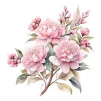 Watercolor Floral Flower Design, Watercolor Flower Bouquet, Watercolor Flower Arrangements Floral, Watercolor Flower Design, Flower Sublimation Floral Clipart, Clipart, Wedding Decoration png