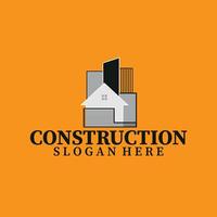 luxury real estate construction home house company logo vector