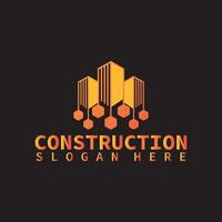 luxury real estate construction home house company logo vector