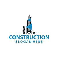 luxury real estate construction home house company logo vector