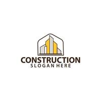 luxury real estate construction home house company logo vector