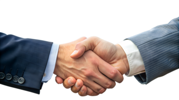 Close-up of hand s Businessmen shake hands and make deals png