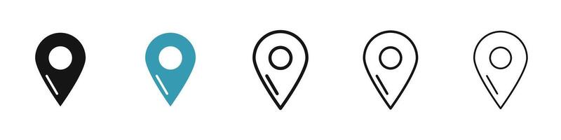 Map marker icon vector