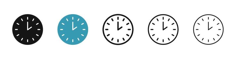 reloj dos icono vector