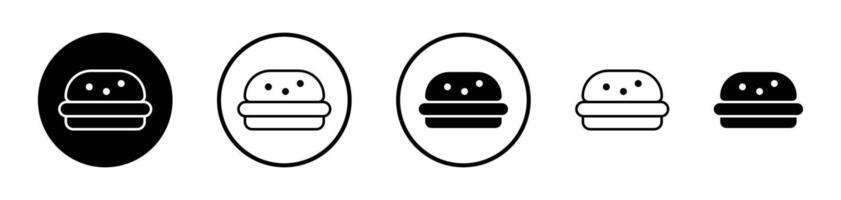 Hamburger icon set. vector