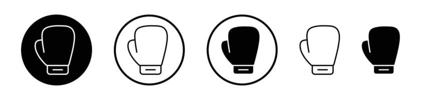 Boxing glove icon vector