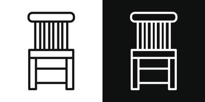 Chair icon set. vector