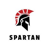 Spartan helmet logo design concept idea vector