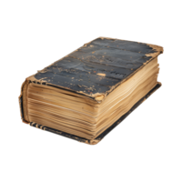 gammal antik böcker isolerat på en transparent bakgrund skära ut png