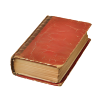 old antique books isolated on a transparent background cut out png