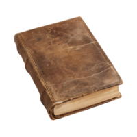 old antique books isolated on a transparent background cut out png