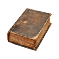 vecchio antico libri isolato su un' trasparente sfondo tagliare su png