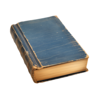 old antique books isolated on a transparent background cut out png