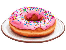 donut com granulado png