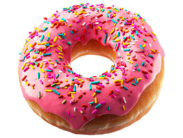 Donut with sprinkles png