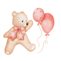 schattige teddybeer png