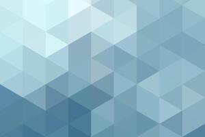 Gradient mosaic blue pixel background. Geometric low poly backdrop. Shabby pixel. vector