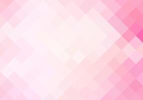 Pink mosaic pixel background. Gradient abstract tile background. Rectangular check pattern. vector
