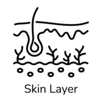 Trendy Skin Layer vector