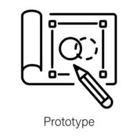 Trendy Prototype Concepts vector