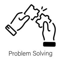 Trendy Problem Solving vector