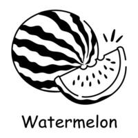 Trendy Watermelon Concepts vector