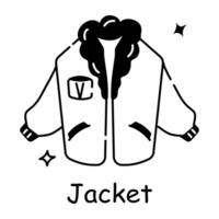 Trendy Jacket Concepts vector