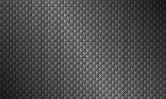 Abstract black and grey background composed of triangles with different transparency, modern seamless pattern, metallic look vector