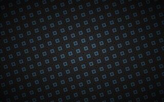 Black abstract background composed of black and blue squares. Modern technology dark design. Geometric illustration. Metal mesh texture vector
