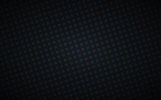 Dark abstract perforated square background. Black and blue mosaic look. Modern geometric texture. Simple metallic illustration vector