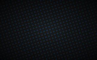 Dark abstract perforated square background. Black and blue mosaic look. Modern geometric texture. Simple metallic illustration vector