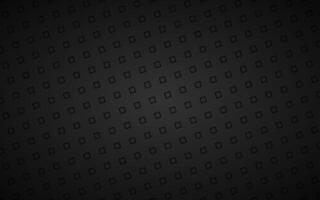 Dark abstract perforated square background. Black mosaic look. Modern geometric texture. Simple metallic illustration vector