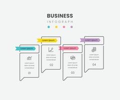 moderno negocio infografía gratis diseño vector