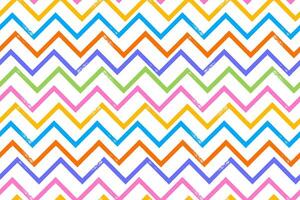 Brush strokes seamless pattern. Modern horizontal zigzag color stripes print vector