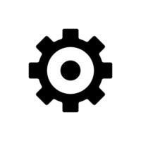 Setting icon design templates, simple and modern concept, isolated on white background vector