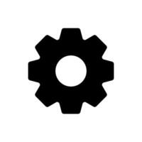 Setting icon design templates, simple and modern concept, isolated on white background vector