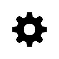 Setting icon design templates, simple and modern concept, isolated on white background vector