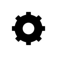 Setting icon design templates, simple and modern concept, isolated on white background vector