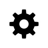 Setting icon design templates, simple and modern concept, isolated on white background vector