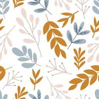 Lush pattern design of leaves and branches. A verdant tapestry of intricately intertwined foliage, evoking the beauty of nature. vector