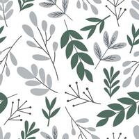 Lush pattern design of leaves and branches. A verdant tapestry of intricately intertwined foliage, evoking the beauty of nature. vector