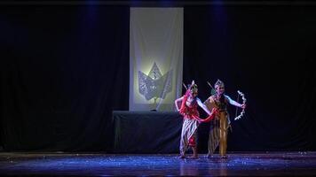 Traditional dance performance on stage video