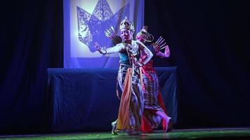 Traditional Dance Performance with Shadow Puppet Display video