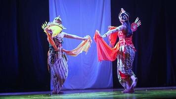 Traditional dancer performing on stage video