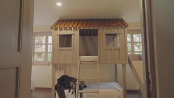 House-Styled Bunk Bed in Small Bedroom video