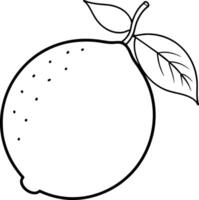 illustration of an lemon vector