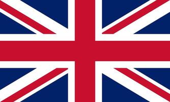 Flag of Great Britain. The official national Flag of the United Kingdom vector