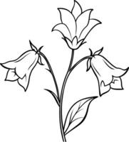 lily of the valley isolated on white background eps 10 vector
